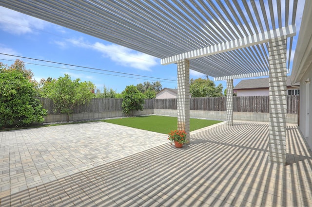 6231 Covington Way, Goleta, CA 93117 - view of patio featuring a pergola