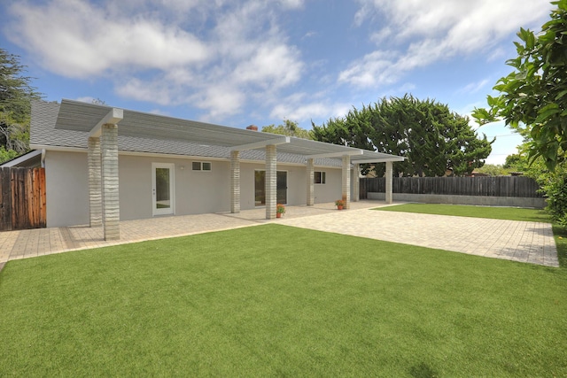 6231 Covington Way, Goleta, CA 93117 - rear view of property featuring a patio and stucco siding