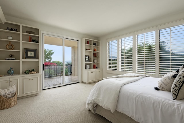 4477 S Shadow Hills Blvd Unit E, Santa Barbara, CA 93105 - bedroom with access to exterior and carpet