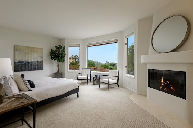 4477 S Shadow Hills Blvd Unit E, Santa Barbara, CA 93105 - carpeted bedroom with a fireplace with flush hearth