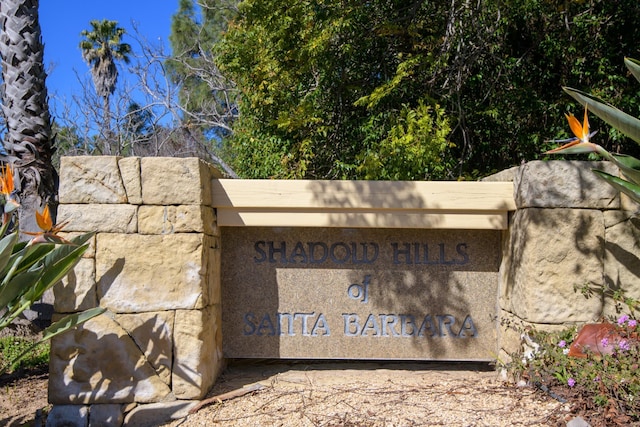 4477 S Shadow Hills Blvd Unit E, Santa Barbara, CA 93105 - view of community / neighborhood sign