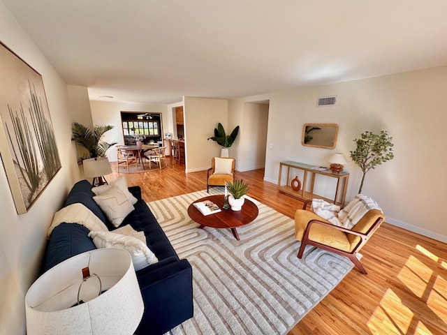 7659 Dartmoor Ave, Goleta, CA 93117 - living room with wood finished floors and baseboards