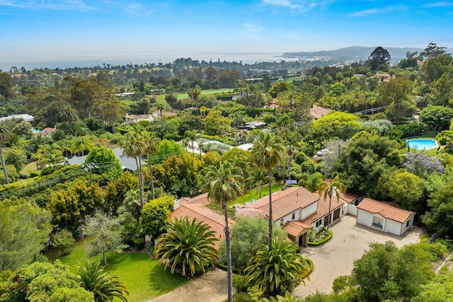 1151 Glenview Rd, Montecito, CA 93108 - drone / aerial view of a tree filled landscape