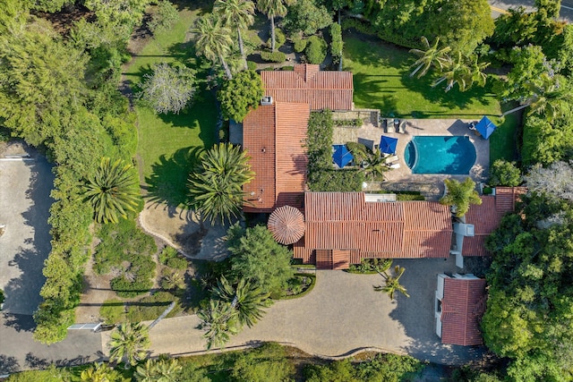 1151 Glenview Rd, Montecito, CA 93108 - aerial view of a pool