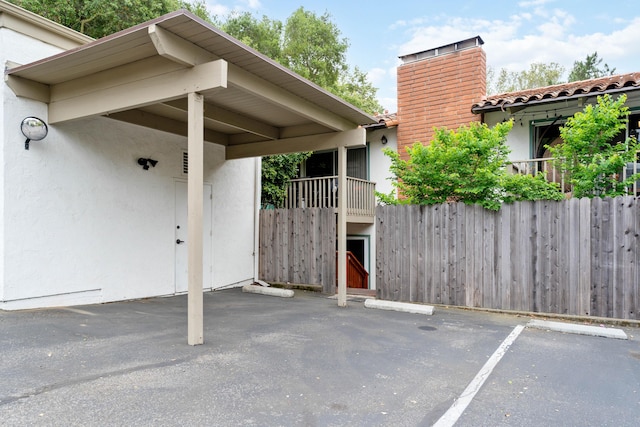 2624 State St # 1, Santa Barbara, CA 93105 - view of covered parking lot