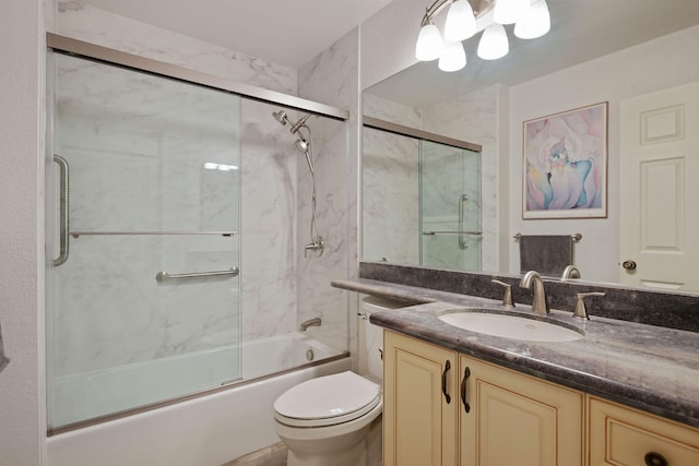 5965 Paseo Encantada, Camarillo, CA 93012 - full bathroom with vanity, toilet, and combined bath / shower with glass door