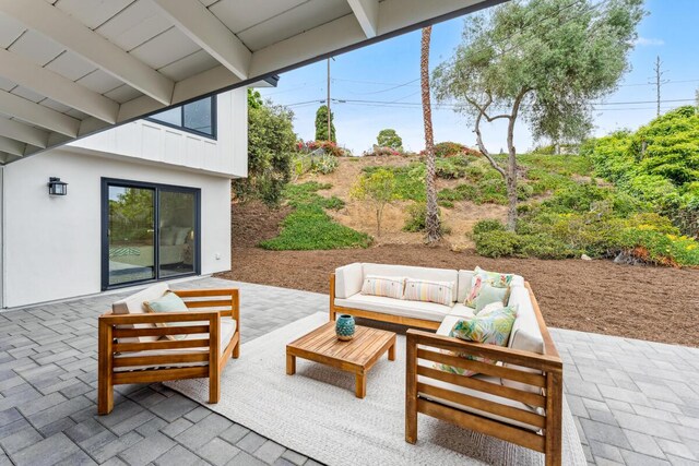 730 Meigs Rd, Santa Barbara, CA 93109 - view of patio / terrace with outdoor lounge area