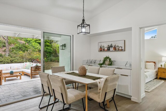 730 Meigs Rd, Santa Barbara, CA 93109 - dining room featuring light wood-style flooring