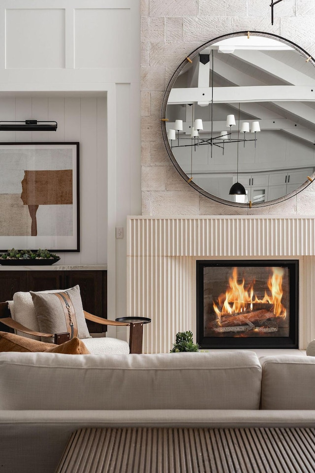 120 Polo Way, Carpinteria, CA 93013 - living room with a glass covered fireplace