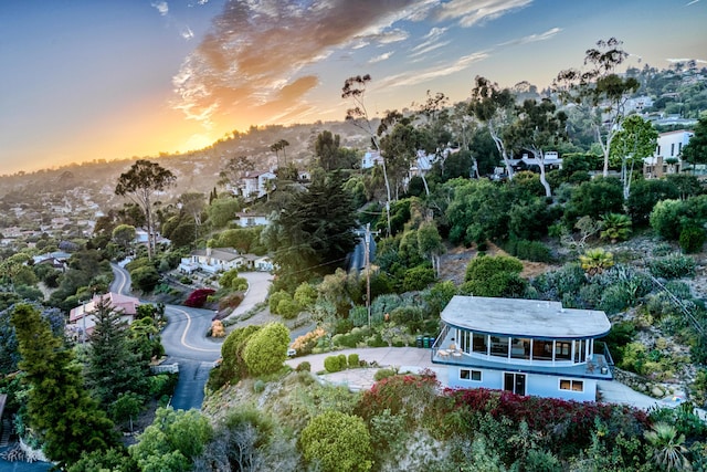 128 Las Alturas Rd, Santa Barbara, CA 93103 - drone / aerial view