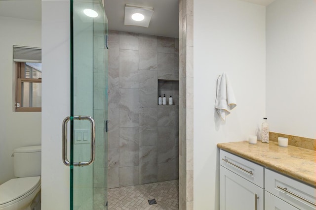 128 Las Alturas Rd, Santa Barbara, CA 93103 - full bath featuring a stall shower and vanity