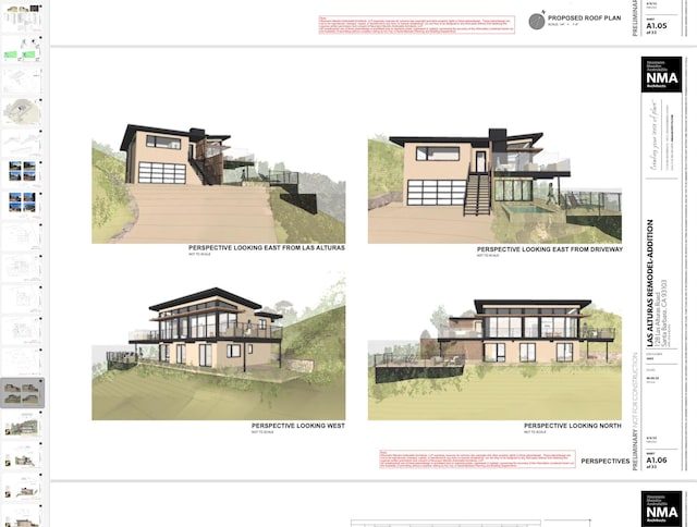 128 Las Alturas Rd, Santa Barbara, CA 93103 - view of a document with multiple images