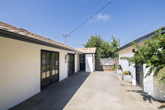5003 Rhoads Ave, Santa Barbara, CA 93111 - view of patio featuring french doors