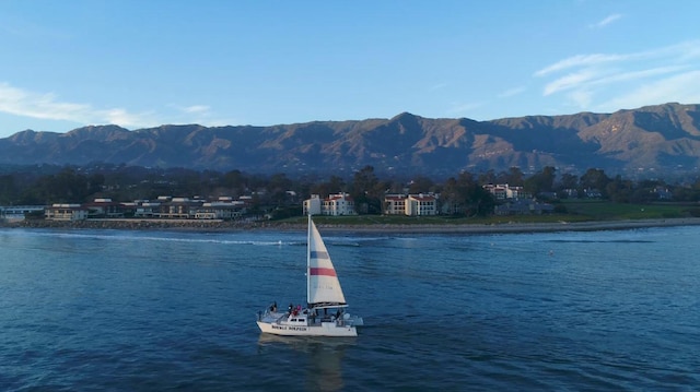 1312 Shoreline Dr, Santa Barbara, CA 93109 - water view with a mountainous background
