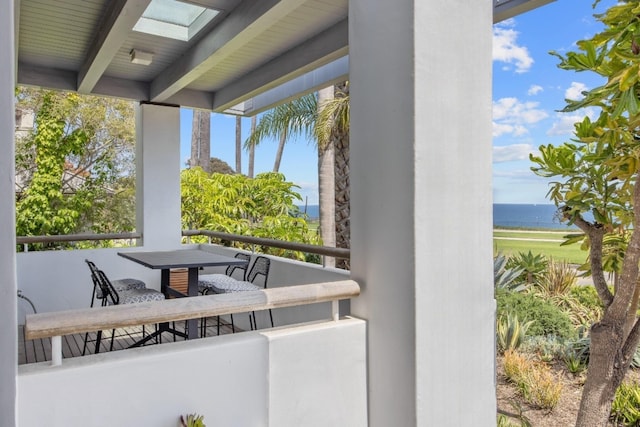 1312 Shoreline Dr, Santa Barbara, CA 93109 - balcony with a water view