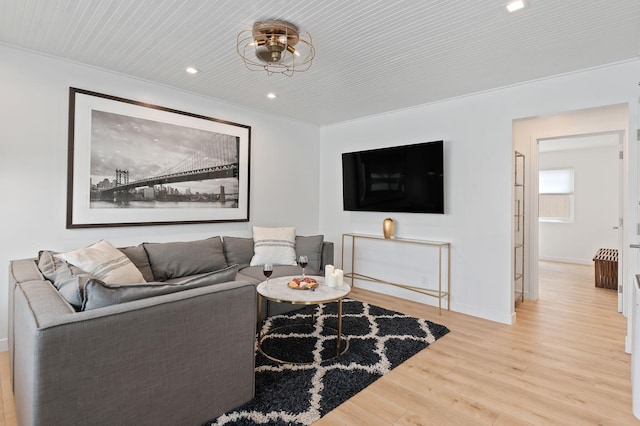160 Ash Ave, Carpinteria, CA 93013 - living room with light wood finished floors and recessed lighting