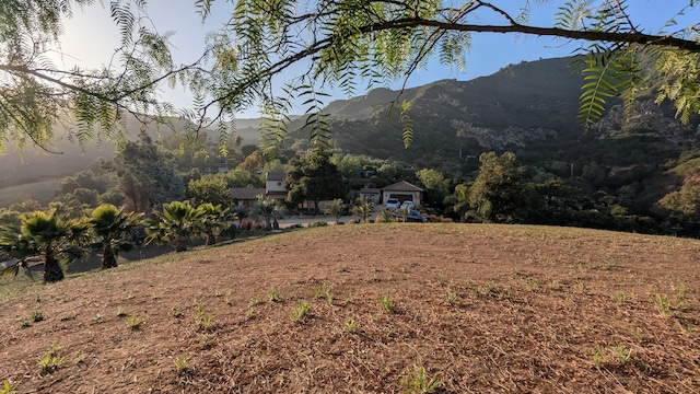 965 W Mountain Dr, Santa Barbara, CA 93103 - view of yard featuring a mountain view