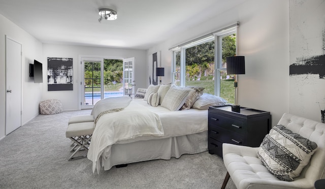 4530 Via Clarice, Santa Barbara, CA 93111 - bedroom featuring access to exterior and carpet flooring