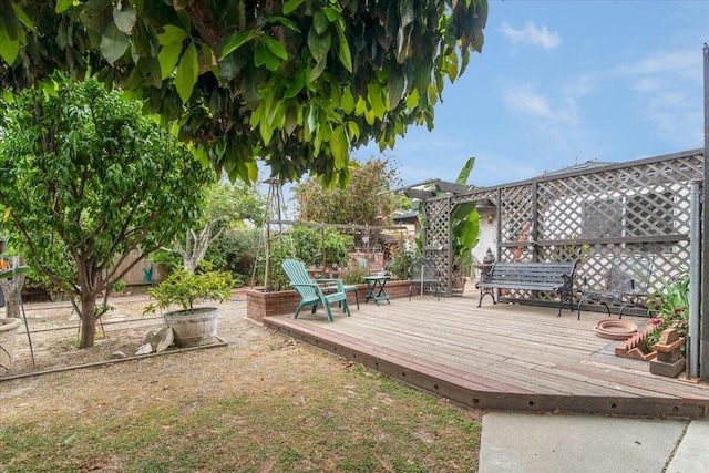 1300 E Airport Ave, Lompoc, CA 93436 - view of wooden terrace