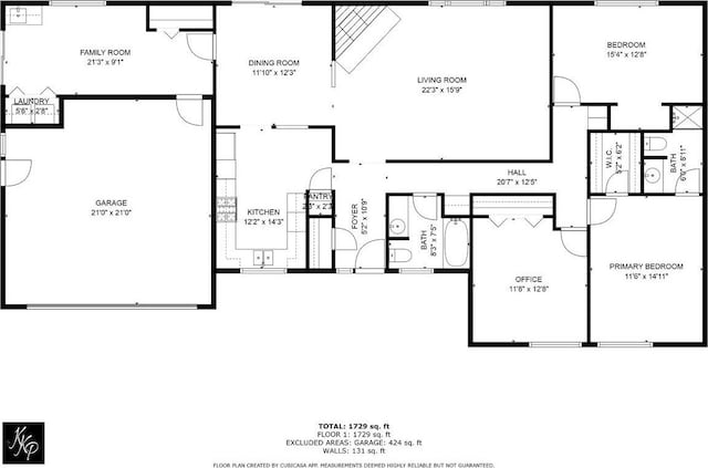 1300 E Airport Ave, Lompoc, CA 93436 - view of floor plan / room layout