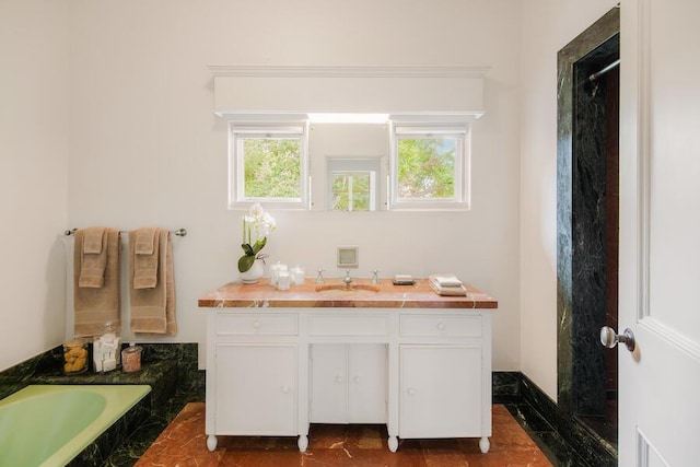 405 Toro Canyon Rd, Carpinteria, CA 93013 - full bathroom with vanity and a bath