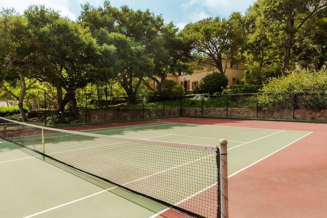 405 Toro Canyon Rd, Carpinteria, CA 93013 - view of tennis court with community basketball court