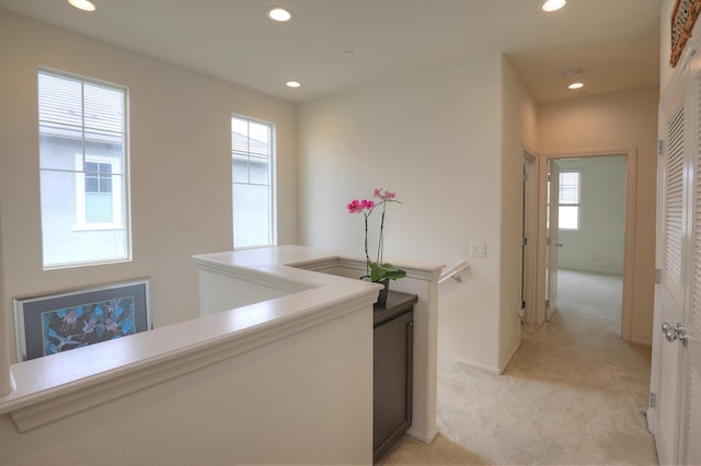 6607 Fathom Way, Goleta, CA 93117 - hall with light colored carpet and recessed lighting