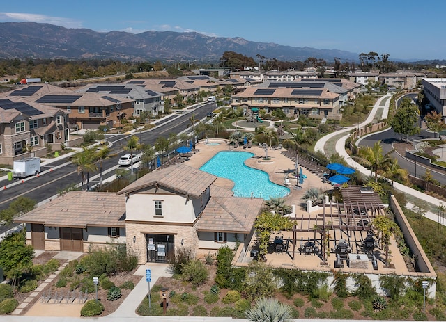 6607 Fathom Way, Goleta, CA 93117 - aerial view of residential area with a mountainous background