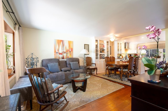 23 La Cumbre Cir, Santa Barbara, CA 93105 - living room with wood finished floors and healthy amount of natural light
