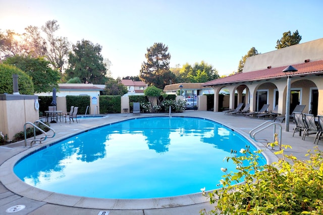23 La Cumbre Cir, Santa Barbara, CA 93105 - community pool featuring a patio