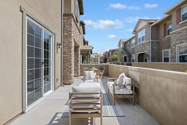 6594 Pipeline Pl, Goleta, CA 93117 - view of patio with a residential view and an outdoor hangout area