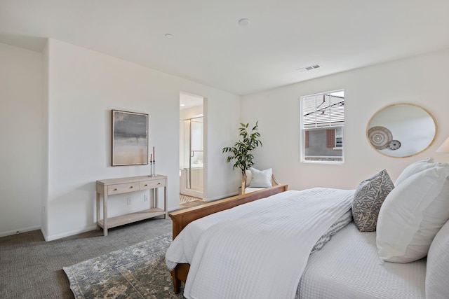 6594 Pipeline Pl, Goleta, CA 93117 - carpeted bedroom featuring baseboards and ensuite bathroom