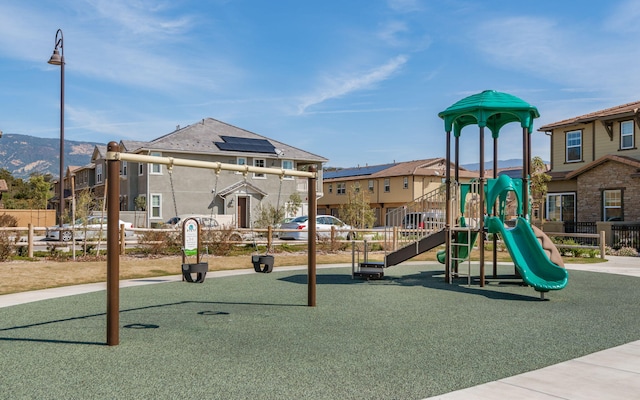 6594 Pipeline Pl, Goleta, CA 93117 - community play area with a residential view and a mountain view