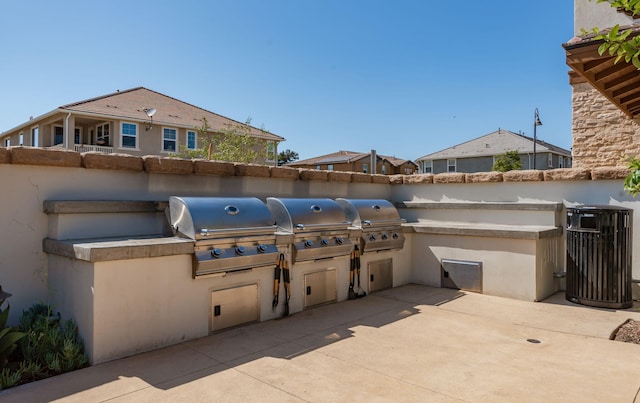 6594 Pipeline Pl, Goleta, CA 93117 - view of patio / terrace with exterior kitchen