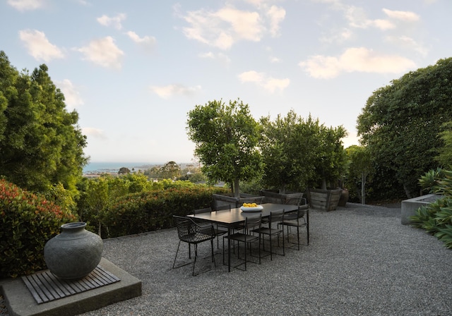 1944 Eucalyptus Hill Rd, Santa Barbara, CA 93108 - view of patio / terrace featuring outdoor dining area