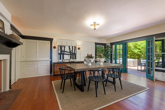 435 E Pedregosa St, Santa Barbara, CA 93101 - dining space featuring dark wood-type flooring
