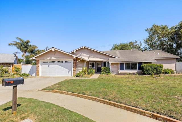 886 Raddue Ave, Santa Barbara, CA 93111 - ranch-style home featuring a garage, concrete driveway, and brick siding