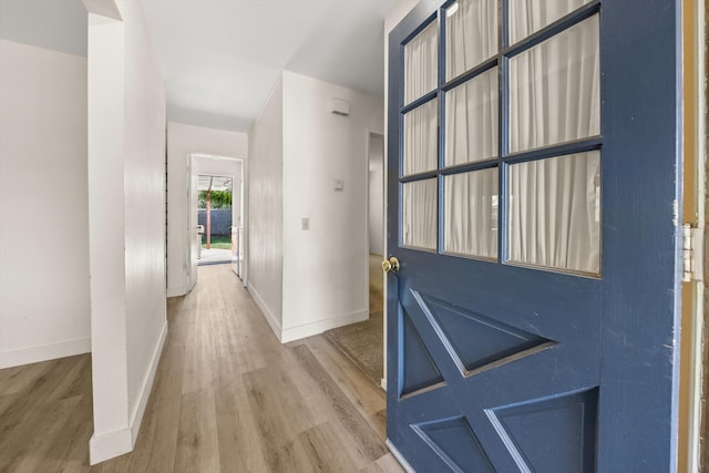 886 Raddue Ave, Santa Barbara, CA 93111 - doorway to outside with wood finished floors