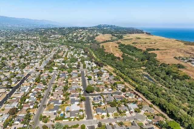 886 Raddue Ave, Santa Barbara, CA 93111 - aerial view of property's location featuring a water and mountain view and nearby suburban area