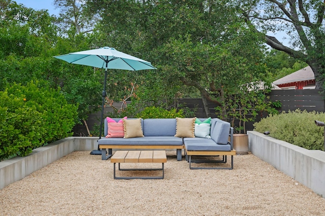2641 Dorking Pl, Santa Barbara, CA 93105 - view of patio / terrace featuring outdoor lounge area
