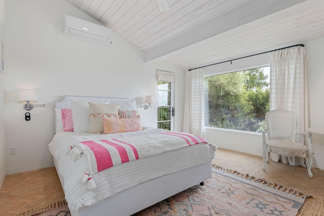 2641 Dorking Pl, Santa Barbara, CA 93105 - bedroom featuring a wall unit AC