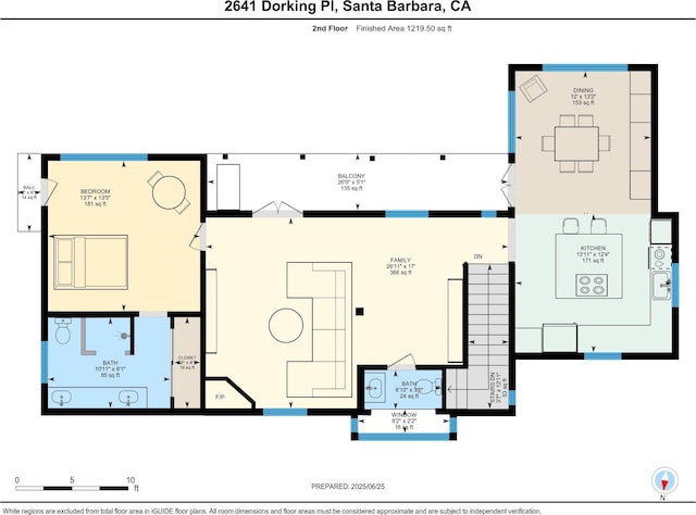 2641 Dorking Pl, Santa Barbara, CA 93105 - view of floor plan / room layout
