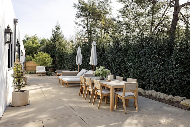 602 Parra Grande Ln, Montecito, CA 93108 - view of patio with outdoor dining space
