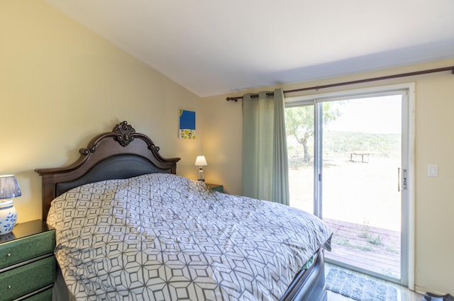 3608 Via Orilla, Lompoc, CA 93436 - bedroom featuring access to outside and lofted ceiling