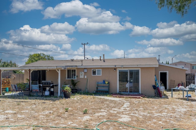 3608 Via Orilla, Lompoc, CA 93436 - back of house with stucco siding and a patio area