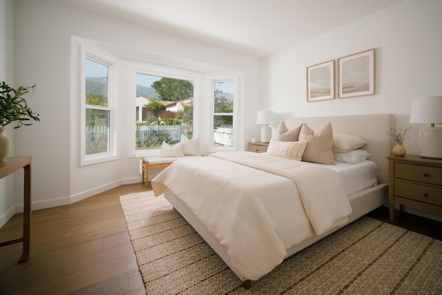 251 Cloydon Cir, Montecito, CA 93108 - bedroom with wood finished floors and baseboards
