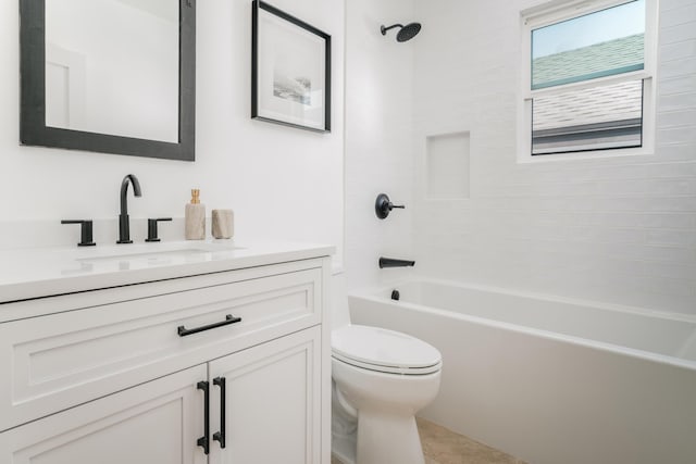 251 Cloydon Cir, Montecito, CA 93108 - bathroom with vanity and washtub / shower combination