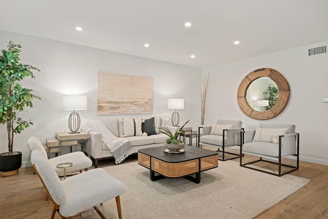 1701 Anacapa St Unit 6, Santa Barbara, CA 93101 - living room with recessed lighting and wood finished floors