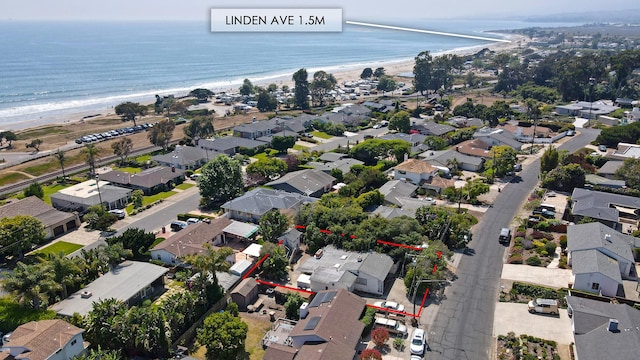 5545 Canalino Dr, Carpinteria, CA 93013 - aerial view of residential area featuring extended coastline