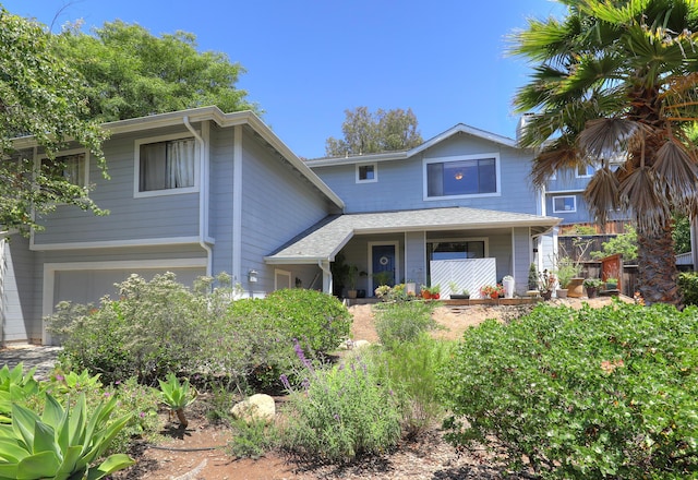 4014 Primavera Rd Unit A, Santa Barbara, CA 93110 - traditional-style home featuring a garage and covered porch